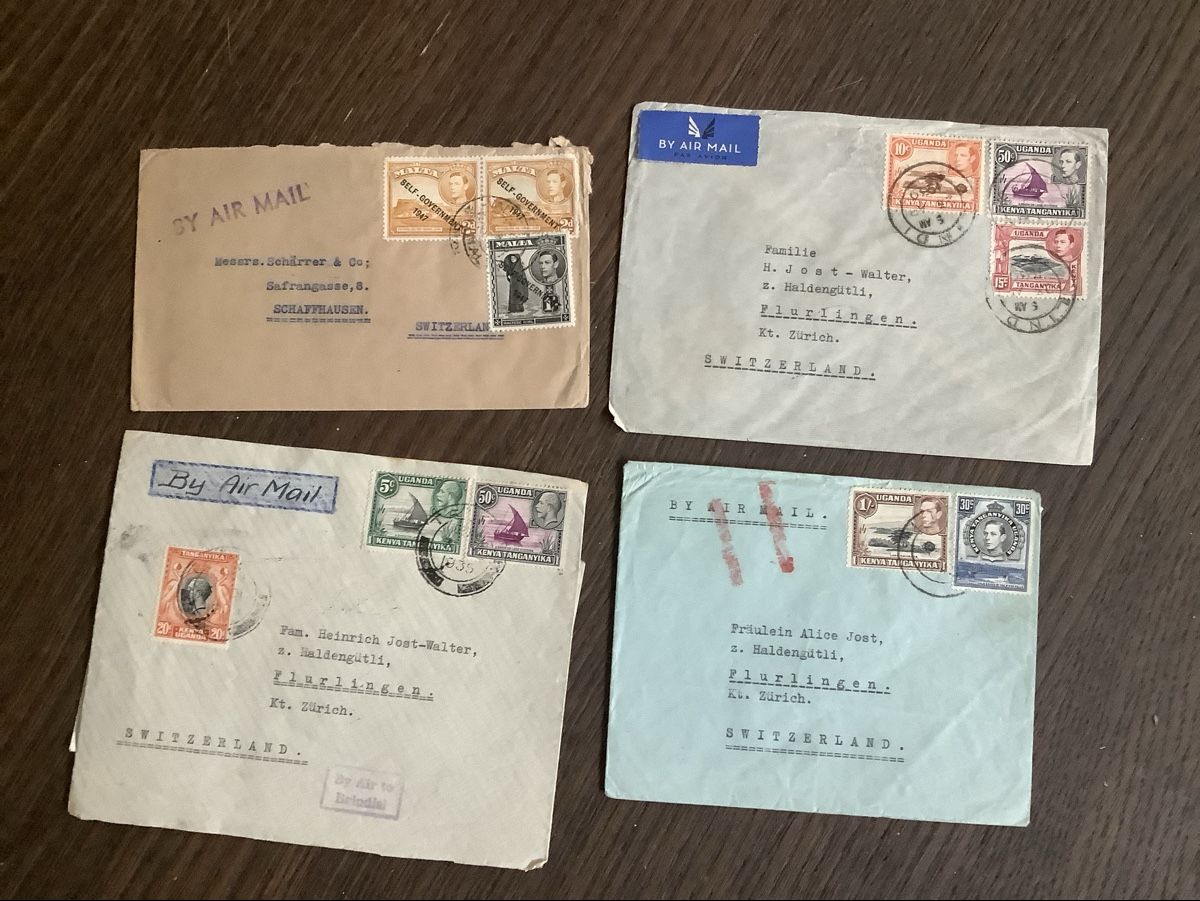 Alle Briefmarken: 19 alte Briefe COMMONWEALTH ab 1892  - Archivfund – Gebraucht aus Lufingen von Rac0 2