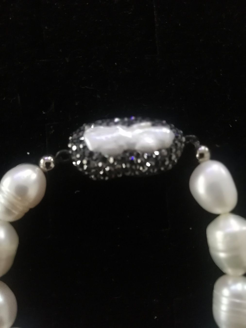 Armbänder & -reifen: SÜSSWASSER PERLEN ARMBAND mit Haematit Stein – Neu (gemäss Beschreibung) aus Steinhausen von ellako 1