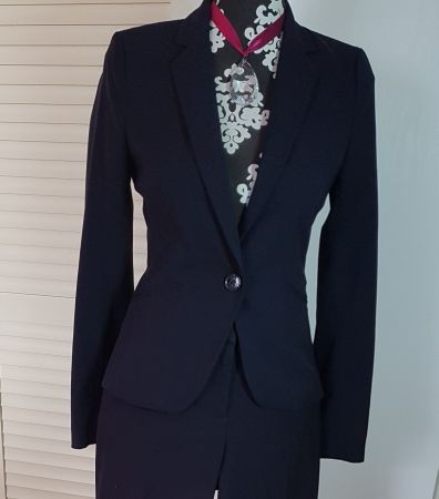Eleganter Damen Blazer Gr. 34 d'blauTop Zustand