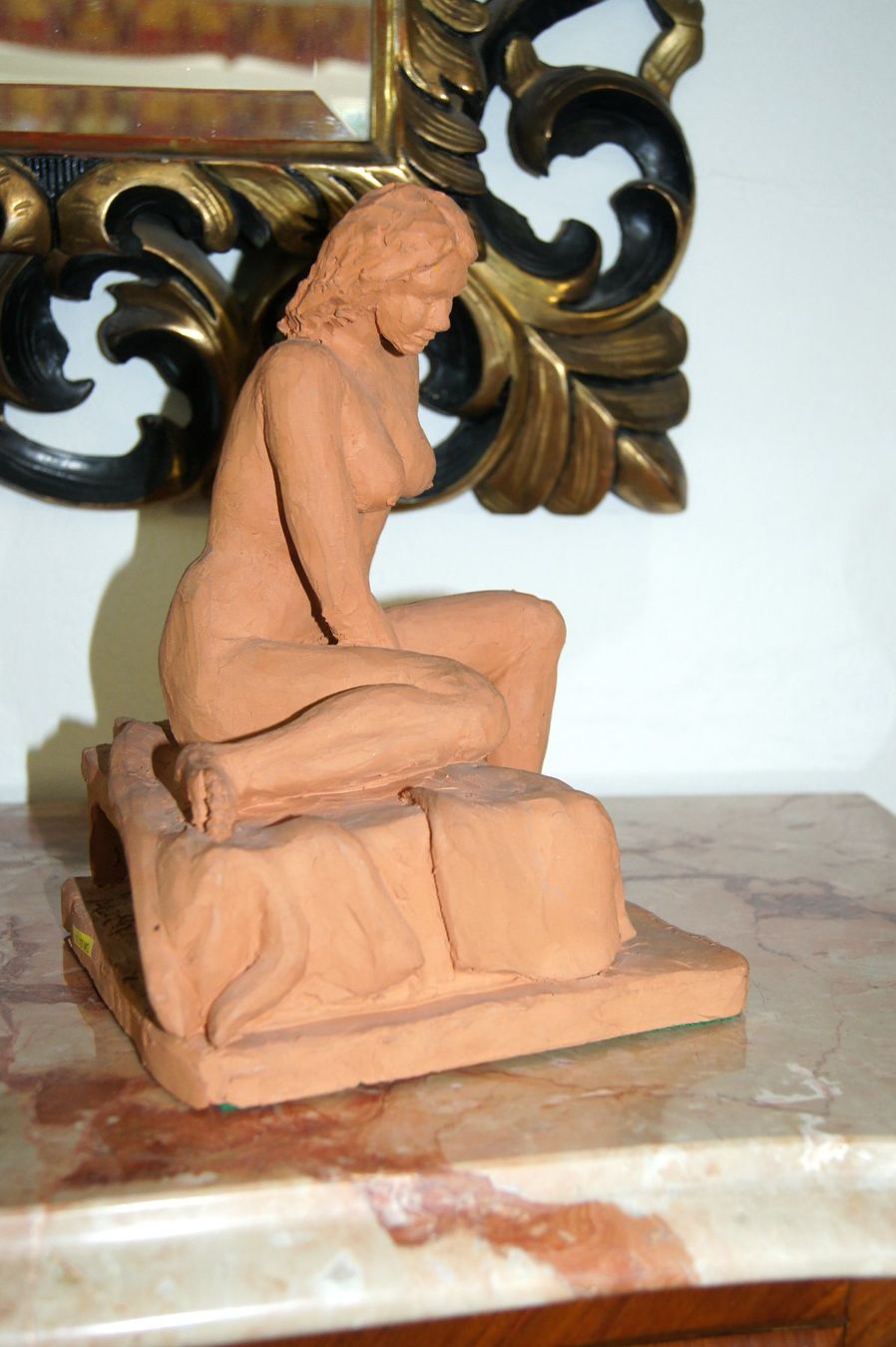 Sculture & Statue: Wunderschöner, sitzender weiblicher Akt. – Usato da Geroldswil venduto da ARTEFACTO 2