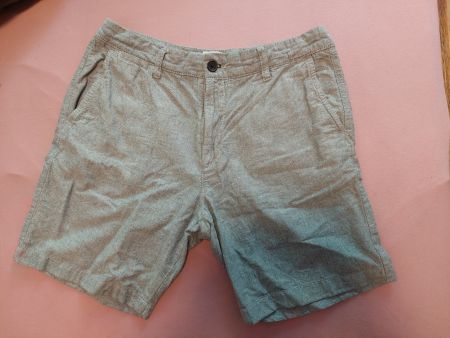 Kurze Stoffhosen Männer, Grösse 32, grau