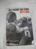 JIM CLARK - ALS FAVORIT AM START mit Original-Unterschrift