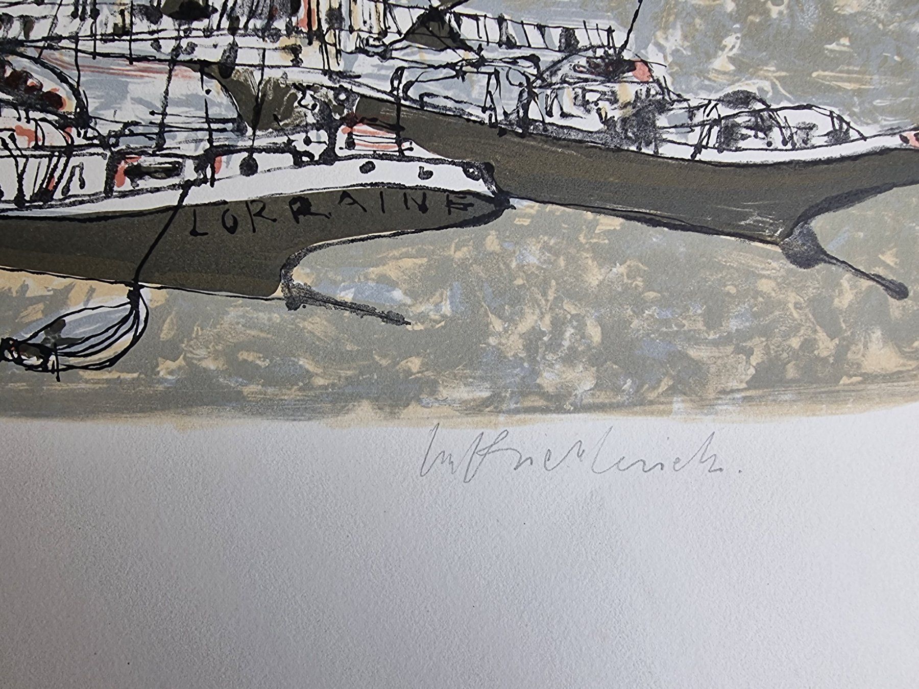Grafica & Litografie: MARCO RICHTERICH LITHOGRAPHIE  SIGNIERT – Usato da Gersau venduto da kunst-online 2