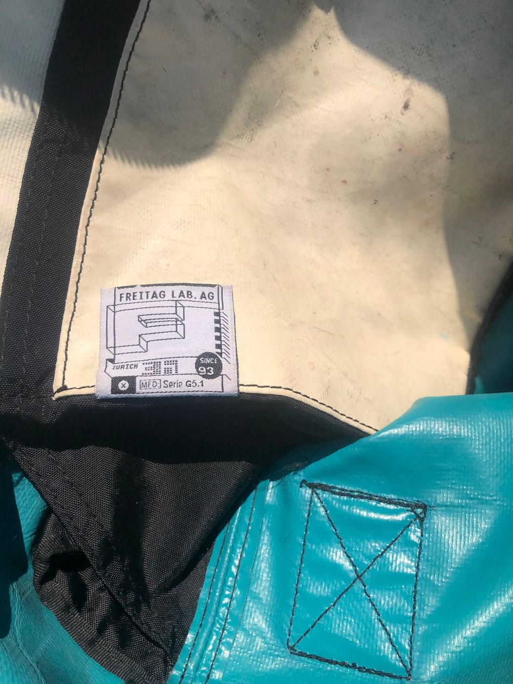 Freitag Borse: Freitag Tasche Türkis – Usato da Winterthur venduto da Coxorange 4