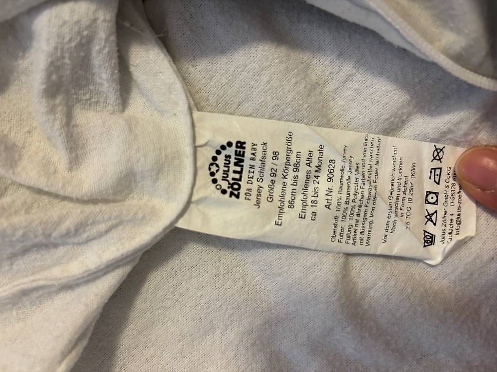 Sacchi a pelo: Zöllner Schlafsack 2.5TOG 18-24m  – Usato da Wädenswil venduto da ja3400 1