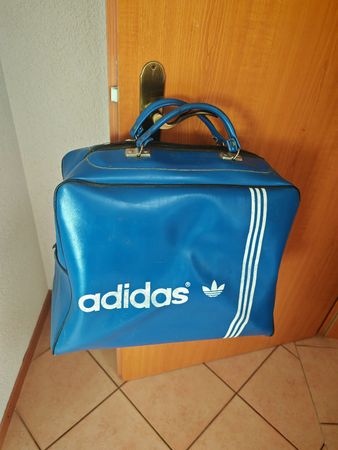 ADIDAS sac bleu Vintage