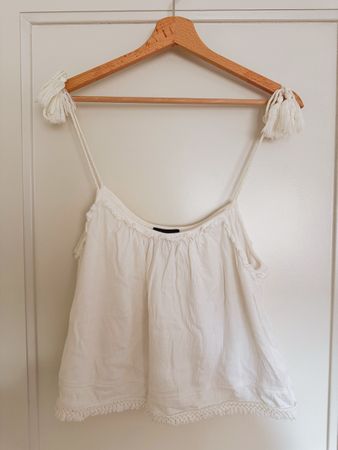 Topshop Trägertop | Grösse 38, weiss, guter Zustand