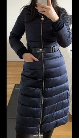 Winter coat elegant blue (elisabetta franchi)