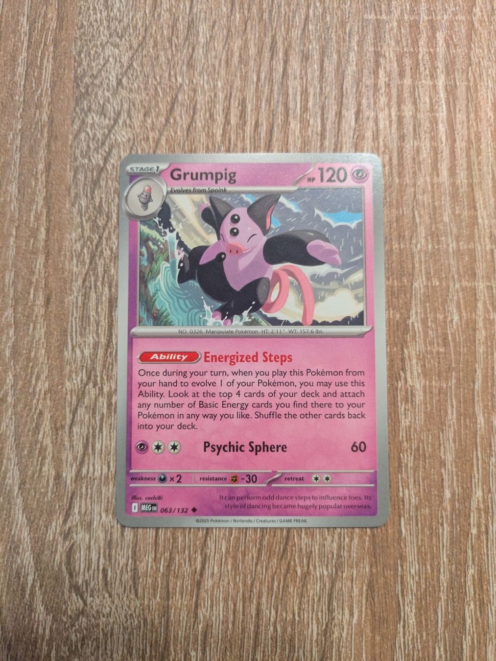 Pokémon Carte collezionabili: GRUMPIG, MEGA EVOLUTION, MEG63, 2025, UNC, ENG, NM / MT – Usato da Losone venduto da AlpineLayer