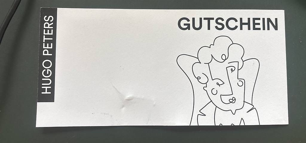 Buoni: Hugo Peters Möbel Gutschein – Usato da Zürich venduto da Murmel03