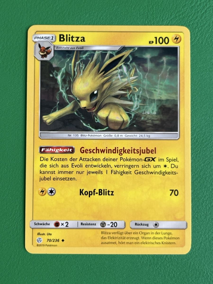 Pokémon Carte collezionabili: Pokemon Blitza Jolteon 70/236 DE – Nuovo (secondo la descrizione) da Lommiswil venduto da diti_89 1