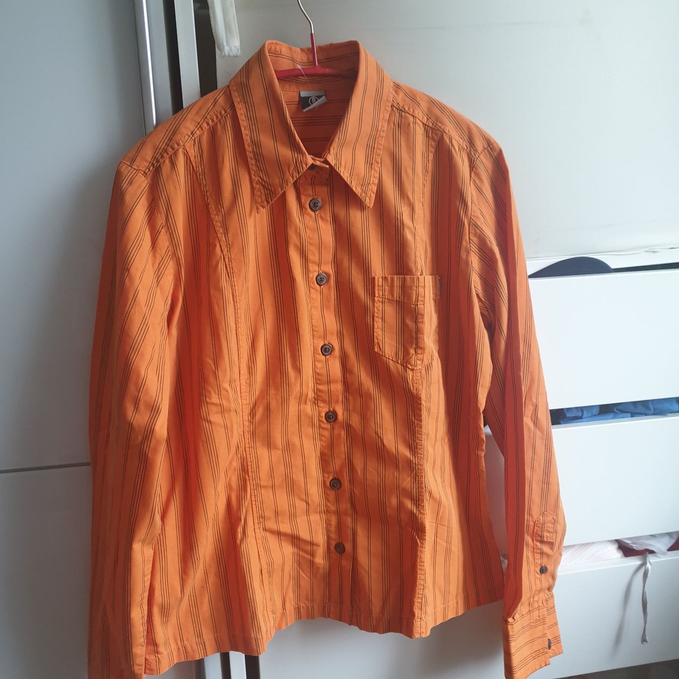 Bogner Chemisiers: Bogner Jeans freche Bluse in Orange, Gr. 40 – D'occasion à Frenkendorf par Chrigeli01