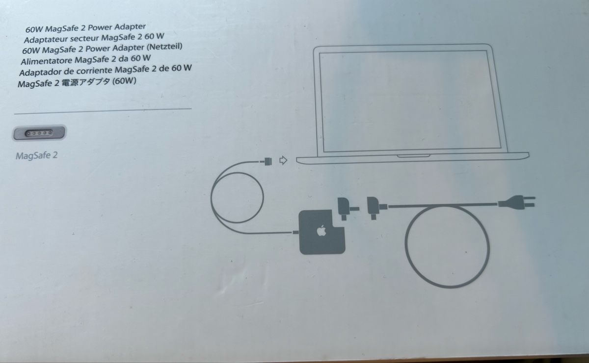Apple Caricabatterie: Apple MagSafe 2 Power Adapter 60 W – Usato da Escholzmatt venduto da sst_j269 1