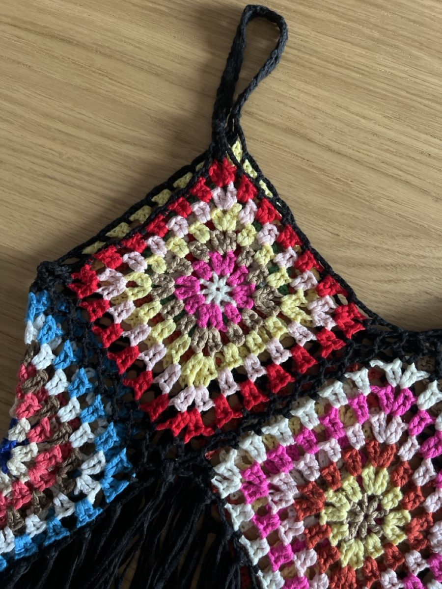 Tops: Häkel Top bunt mit Fransen Grösse S/M – Gebraucht aus Luzern von maisonnoir 1