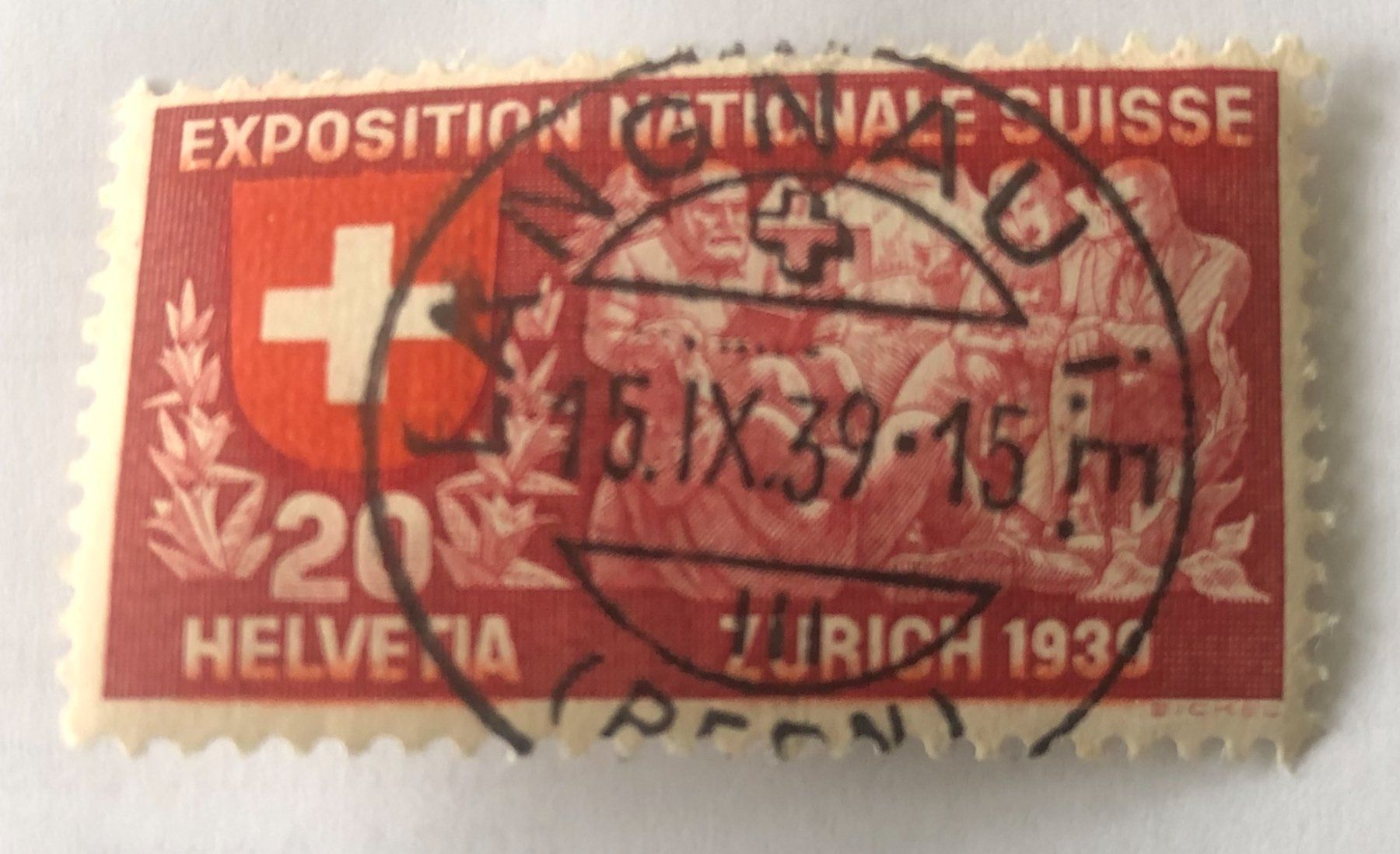 Alle Briefmarken: Nr.220 mit Stempel     – Gebraucht aus Aarau von Billa007