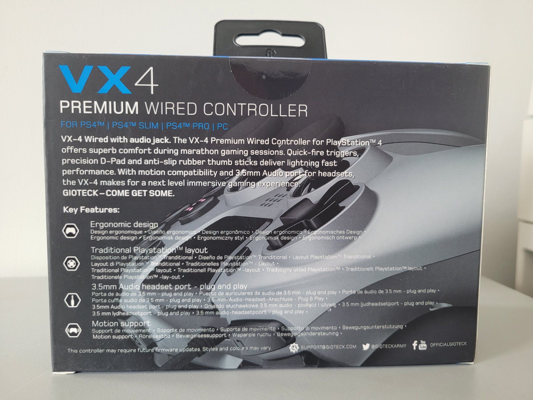 Controller: PS 4 / Playstation 4 Controller Kabelgebunden (Neu!) – Nuovo e nell'imballaggio originale da Uezwil venduto da -Retrogames- 1