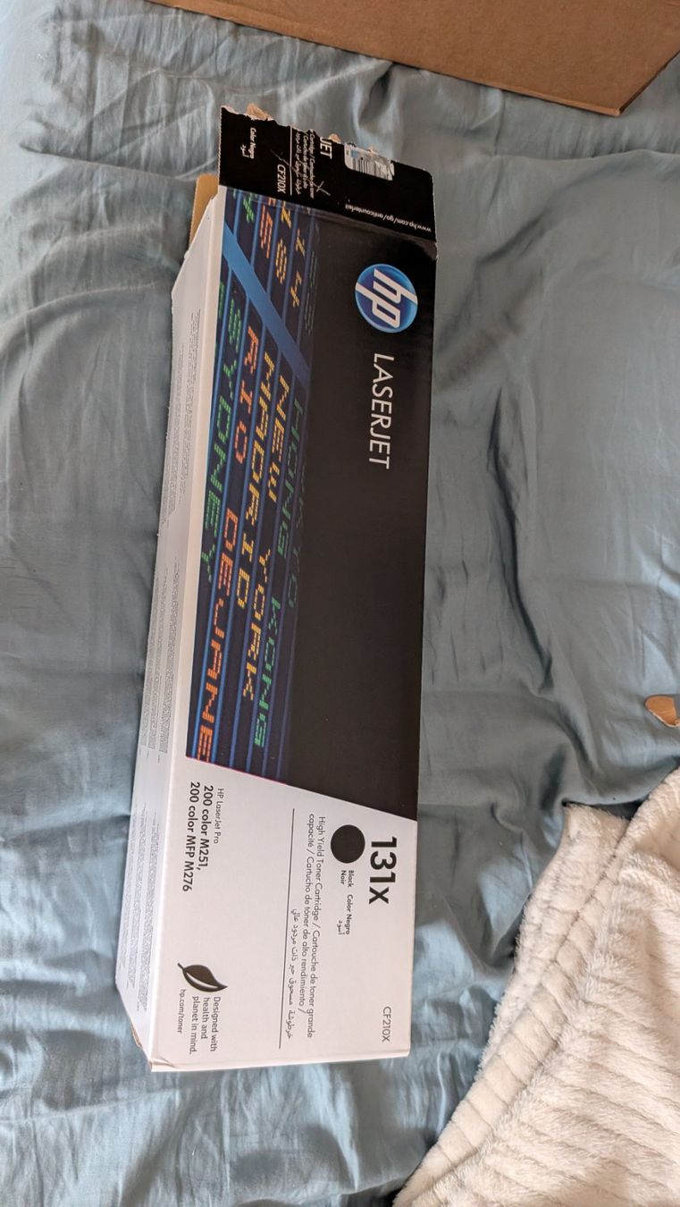 Hewlett Packard Cartucce per stampanti & toner: Neue Patrone HP 131x Schwarz – Nuovo e nell'imballaggio originale da Zürich venduto da bglaettli