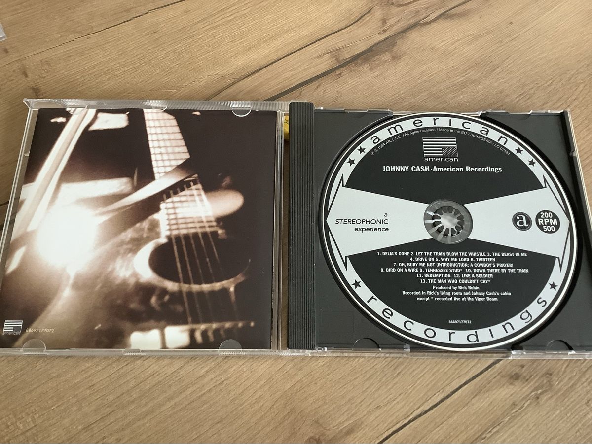 CD: Johnny Cash - American Recordings (CD) – Usato da herzogenbuchsee venduto da HIFIANER 2
