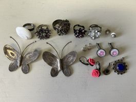 Diverse Schmuckstückesus Silber und Modeschmuck