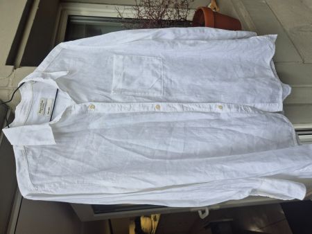 Leinen Hemd Marc o Polo, Gr. 36, weiss