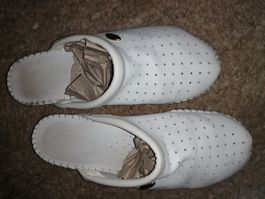 Pantoffeln weiss Gr. 40