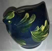 Kässeli Truthuhn blau Keramik Gelzere