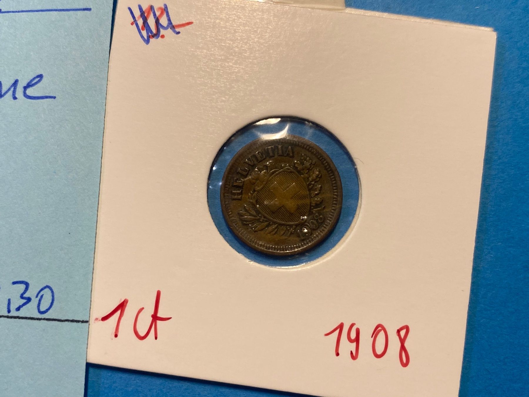 Alle Münzen: SUISSE - 1 CENTIME 1908- BON ETAT – Gebraucht aus genève von GEnumist 1
