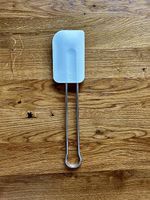 Rösle Profi-Teigschaber aus Silikon (weiss, 32 cm)