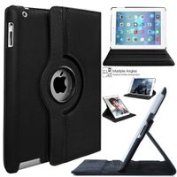 Hülle Schwarz für ipad air 2, ipad air 1 (beide) 360 rotier