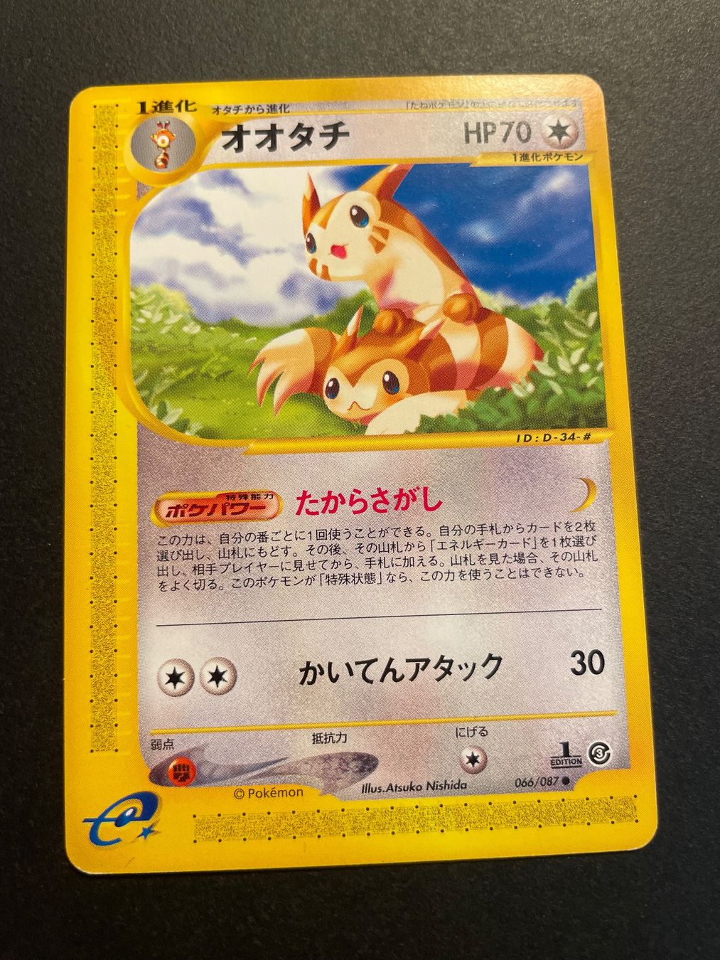 Pokémon Sammelbilder & Trading cards: Furret 066/087 e Series 1st Edition – Gebraucht aus Zürich von pokemon_cards