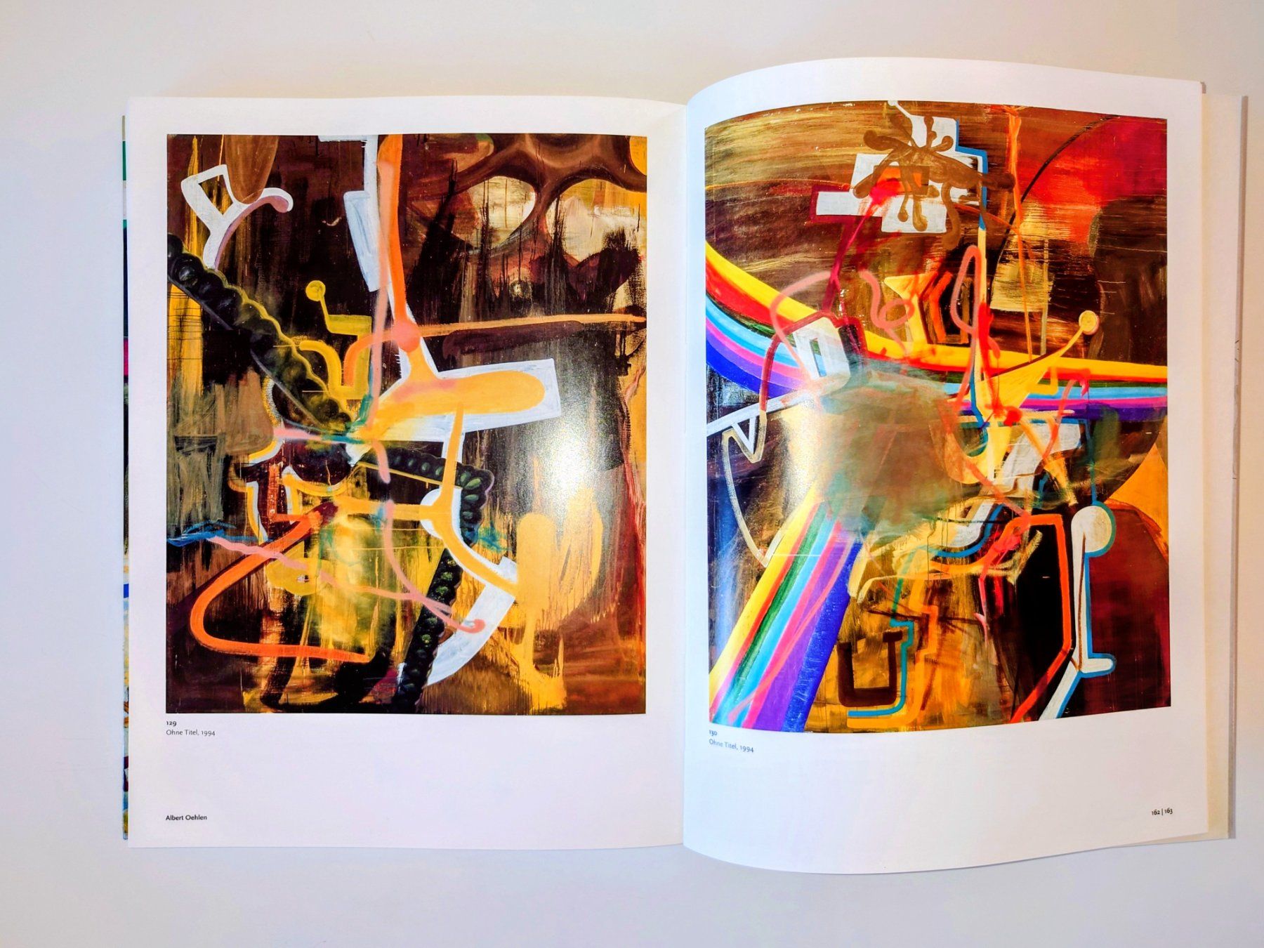 Bücher: Albert Oehlen - Katalog Riemschneider / Hergott. EA 1995 – Gebraucht aus Zürich von Artnex 7