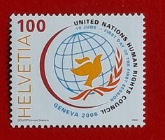 SONDERMARKE 1206 MENSCHENRECHTSRAT 2006** POSTFRISCH