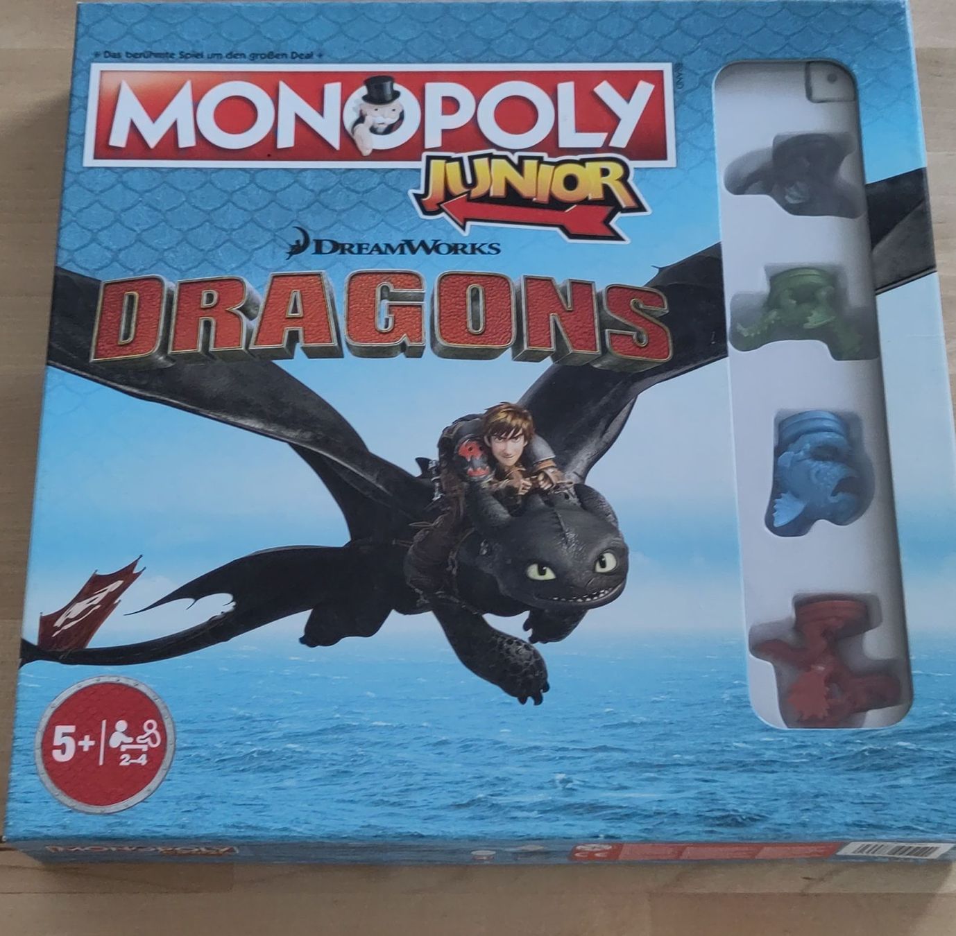 Hasbro Giochi: Monopoly Junior Dragons Brettspiel ab 5 Jahren – Usato da Effretikon venduto da pemko