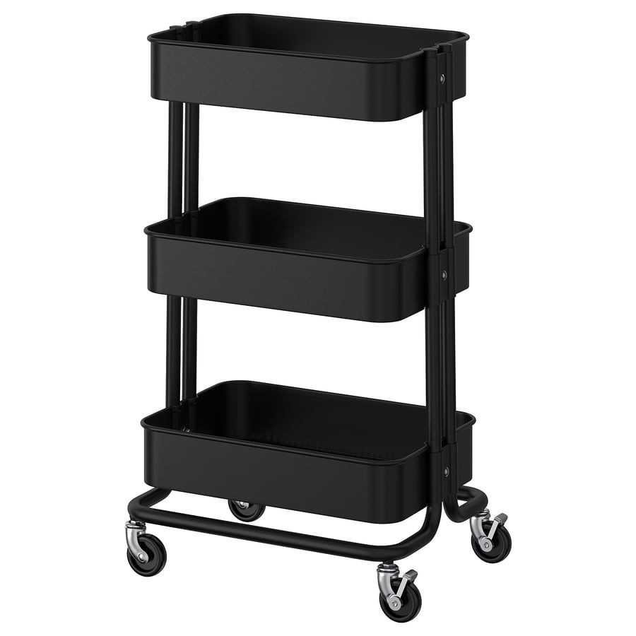 Ikea Cucine complete: RÅSKOG Servierwagen, schwarz – Usato da Balsthal venduto da Nemesis85