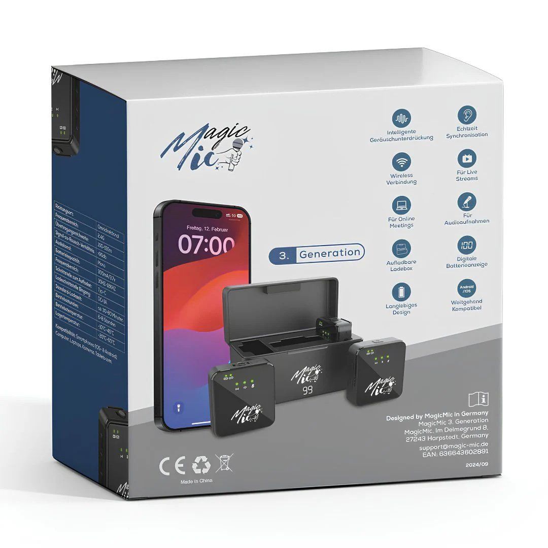 Microfoni: MagicMic 3. Generation – Ansteck-Mikrofon – Nuovo (secondo la descrizione) da Buochs venduto da Theo-Bissig 1