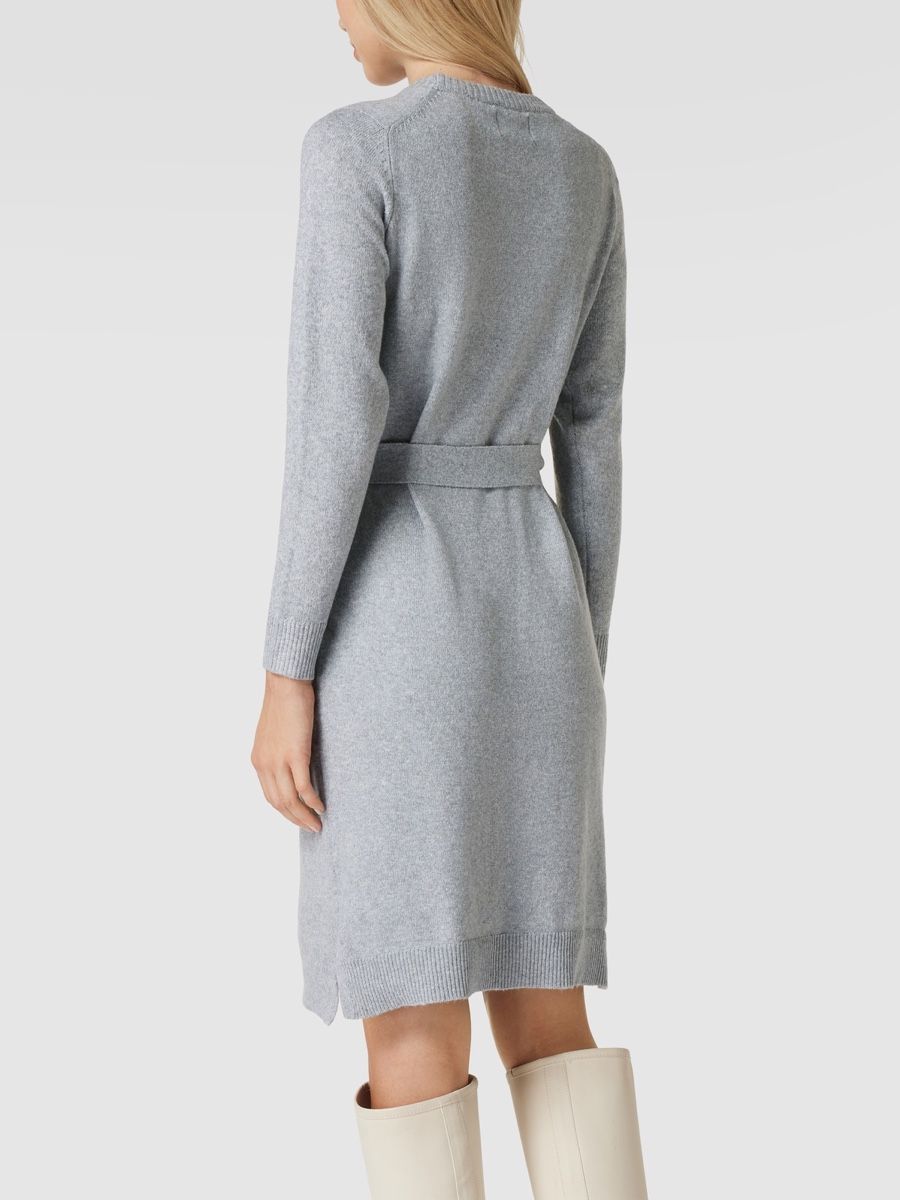 Pieces Vestiti: PIECES Strickkleid mit Taillengürtel – Nuovo e nell'imballaggio originale da Zürich venduto da luxuryoutlet1 4