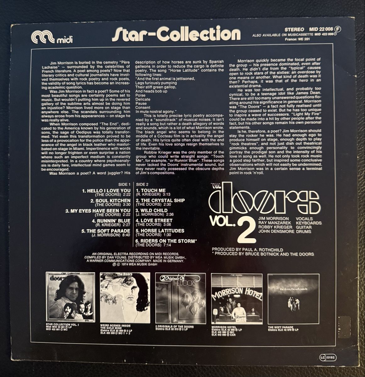 Vinyles: Doors - Star-Collection Vol. 2, Vinyl, Schallplatte – D'occasion à Goldach par Messerguru 1