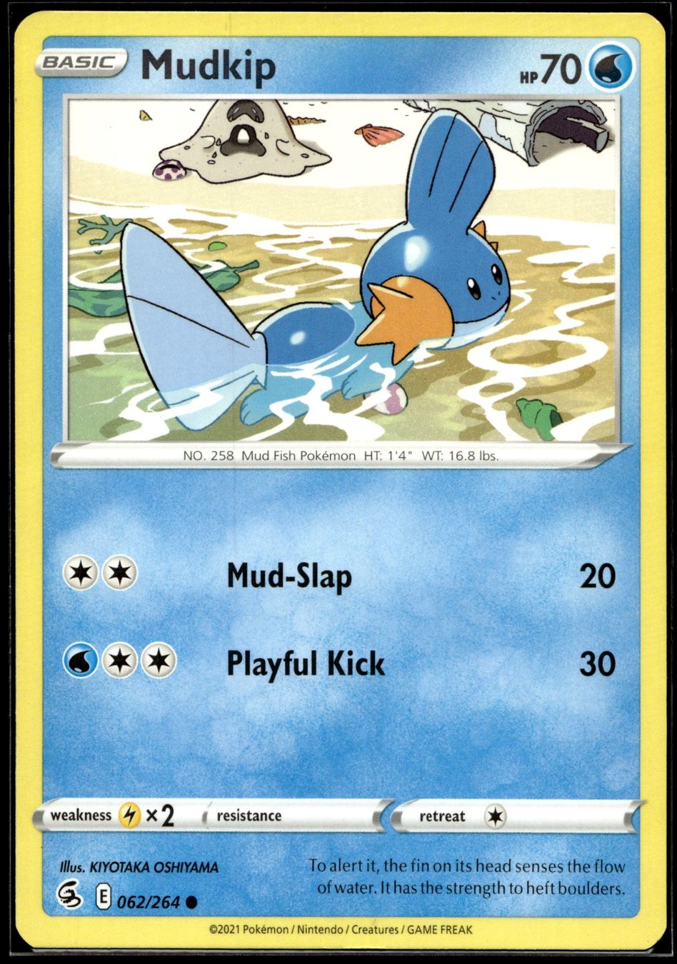 Pokémon Carte collezionabili: Mudkip (FST EN 062/264) – Usato da Affoltern am Albis venduto da Chiesa_5 1