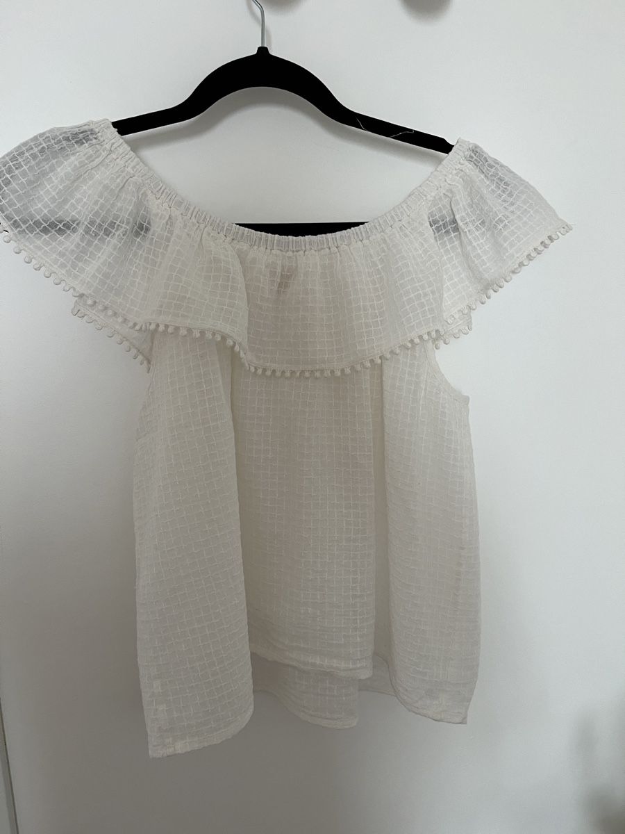 Tops: Top blanc la Petite Étoile - T 1 – Gebraucht aus Stallikon von lasm 1