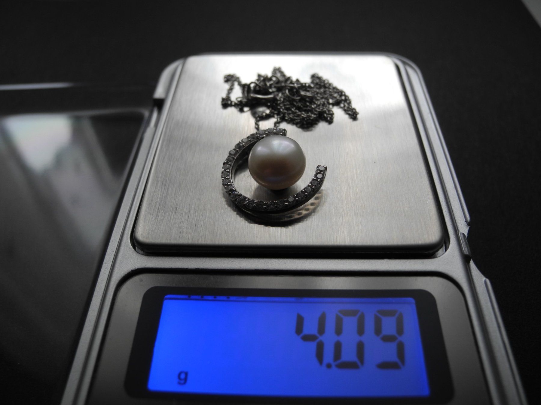 Catenine: Kette 925 Silber mit Perle – Usato da Balsthal venduto da qwer24 6
