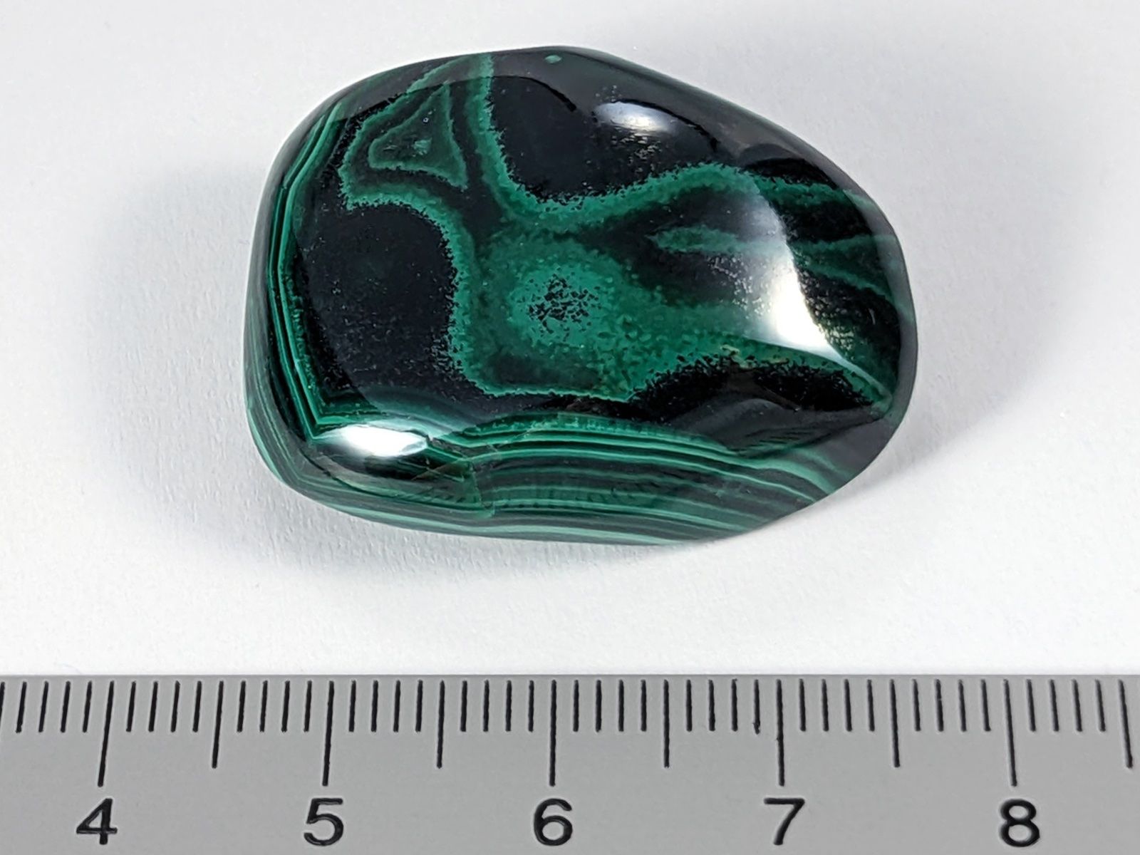 Minerali & Pietre curative: Malachit 31mm, 17.5 Gramm – Nuovo e nell'imballaggio originale da Meilen venduto da StoneGarden 1