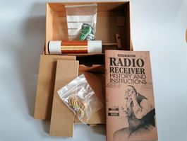 Boîte de construction d'une radio avec mode d'emploi