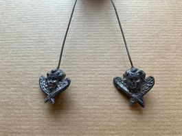 Alter Weihnachtsschmuck Pendelkerzenhalter Engel