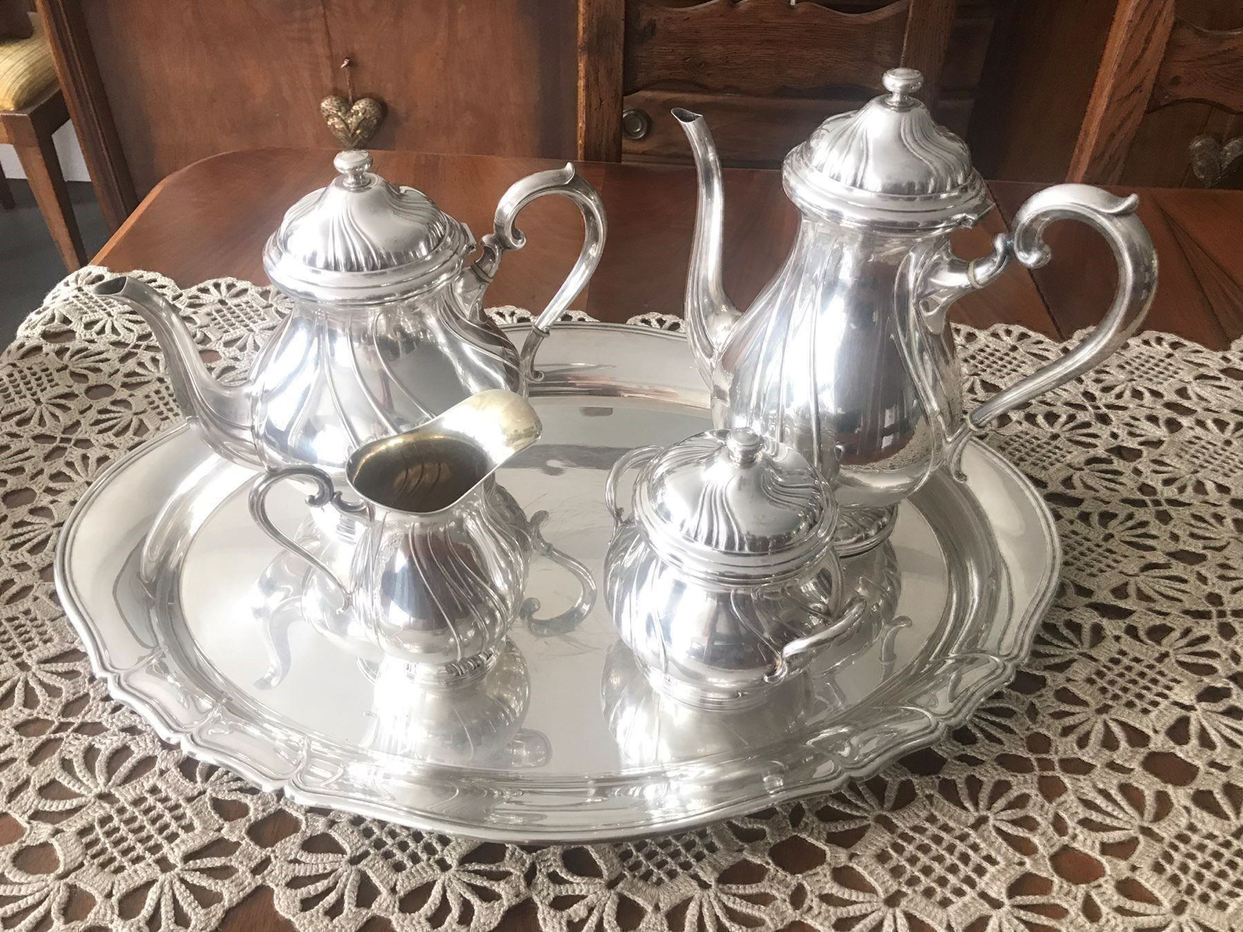 Piatti: Sylver Cafe/tea Service – Usato da Mehlsecken venduto da Reymau