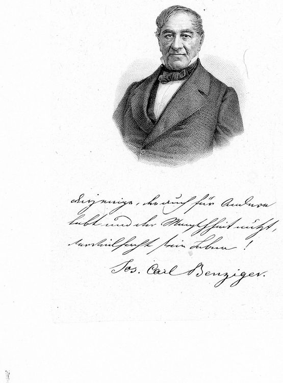 Einsiedeln - Benziger - Litho v. Joseph Carl Benziger selten (Gebraucht ...
