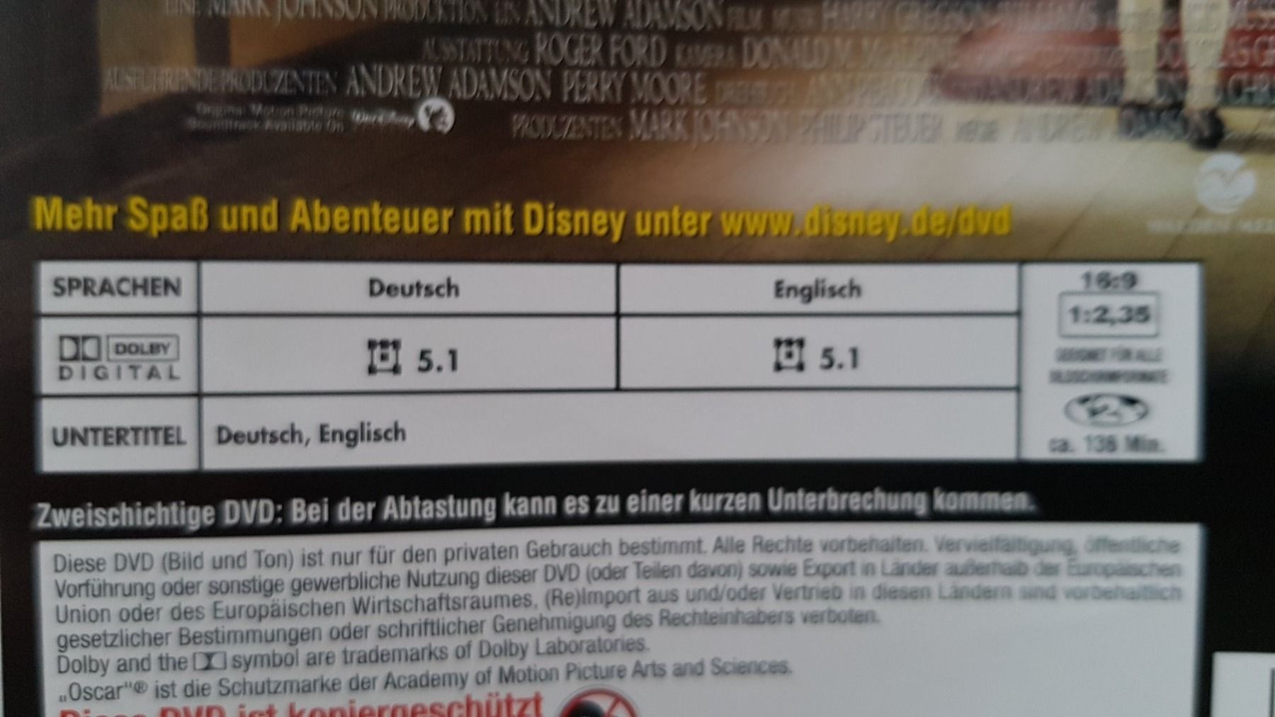 Tutti i DVDs: DVD Der König von Narnia – Usato da Oetwil am See venduto da fineli2 1