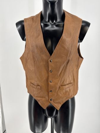 Lederweste/ Weste/ Gilet Gr. L