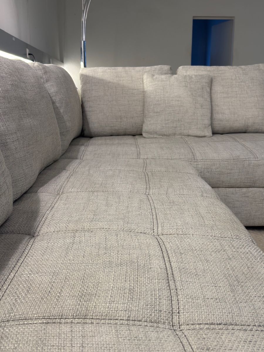 Divani: Ecksofa Hellgrau mit BettFunktion – Usato da Fehraltorf venduto da Sofalab.swiss 5
