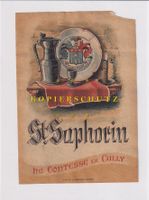 Etikette für Wein - St. Saphorin /bd