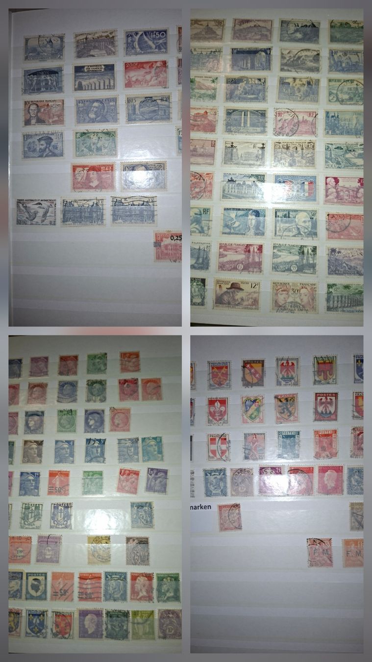 Tous les timbres: Sammlung Frankreich / Diverse Länder / Aufdrücke – D'occasion à Balgach par SIMEON27